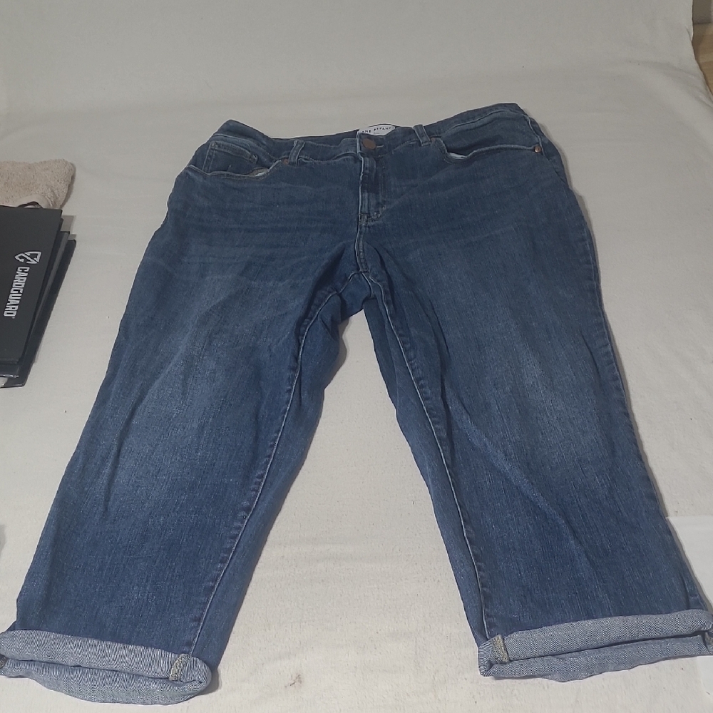Lane Bryant Dark Blue Jeans, Boyfriend Cut. Size 16.